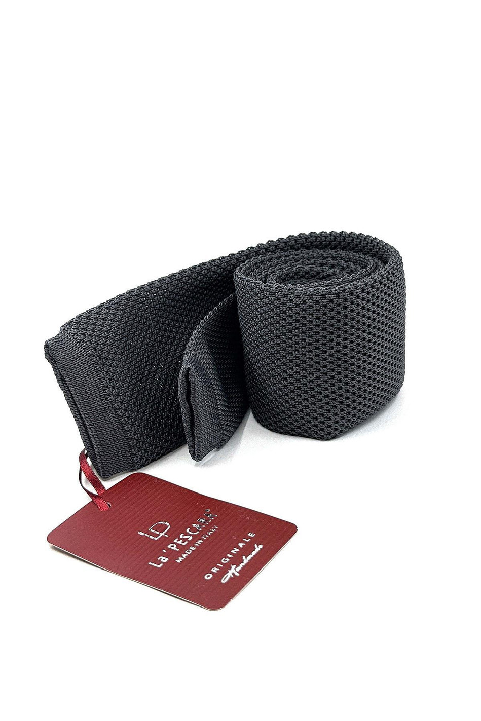 Füme Düz Örgü Kravat ÖR8355