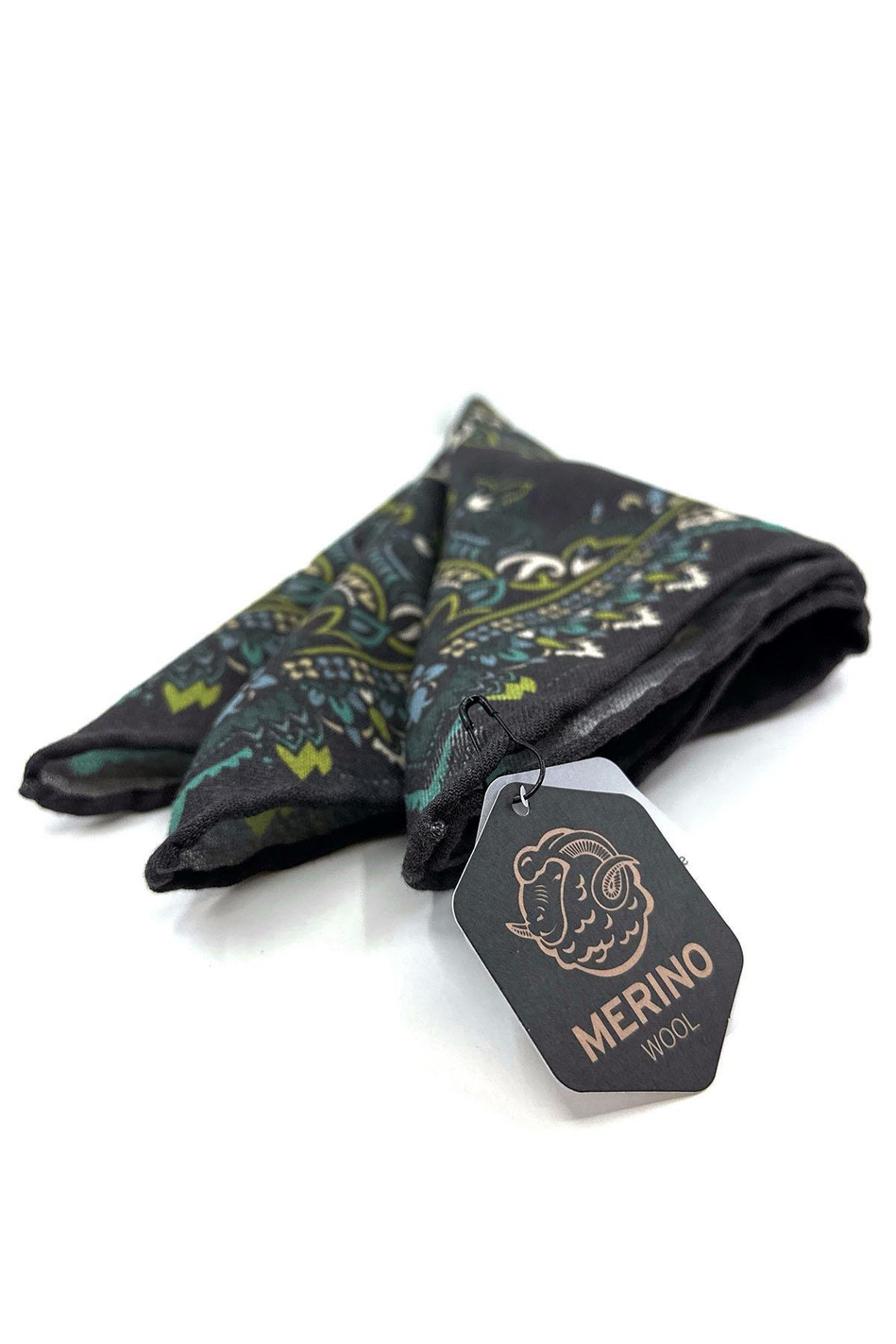 Füme El Dikişi İtalyan Yün Cep Mendili WL02