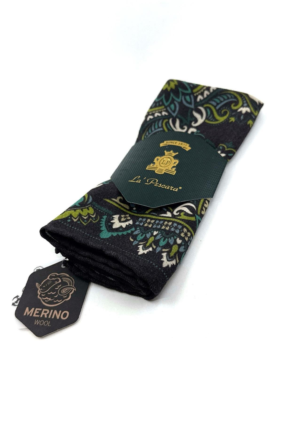 Füme El Dikişi İtalyan Yün Cep Mendili WL02