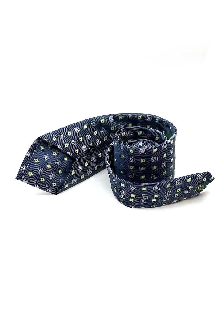 Füme Motif Desen Mendilli Klasik Kravat KK13090