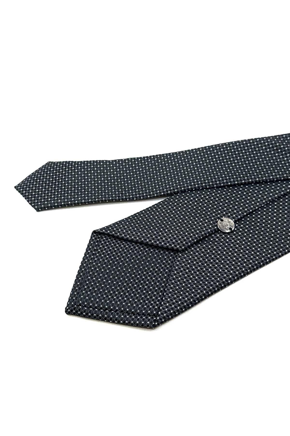 Füme Nokta Desen Mendilli Klasik Kravat KK12337