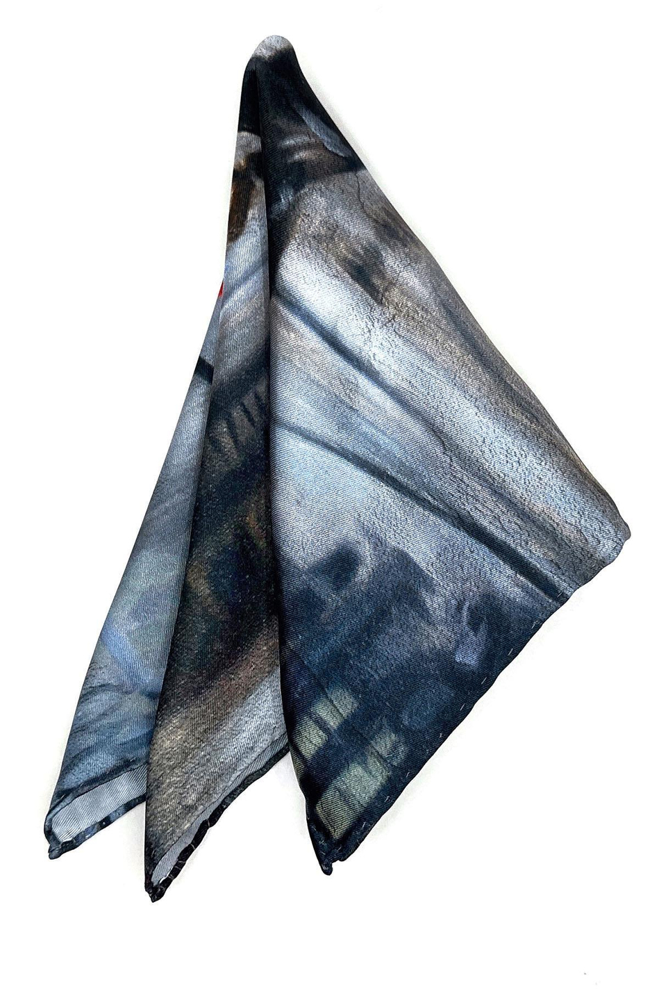 Füme Renk Bisiklet Motifli Erkek Cep Mendili SPS590-66