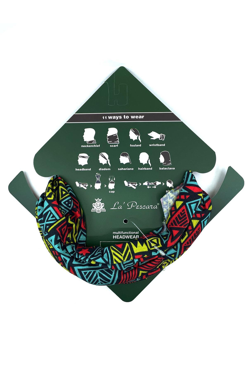 Geo Shapes Çok Renkli Bandana BND77