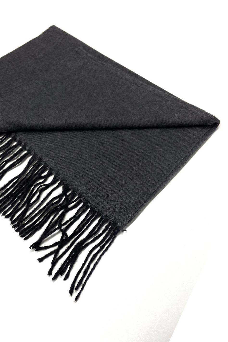 Gri Çift Taraflı Düz Erkek Kaşkol K318