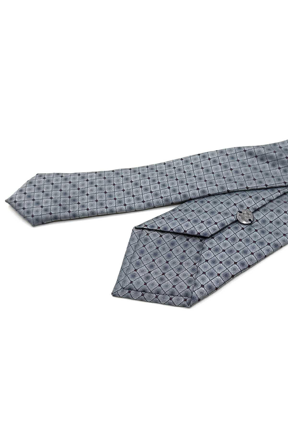 Gri Kare Desen Slim Kravat SK7979