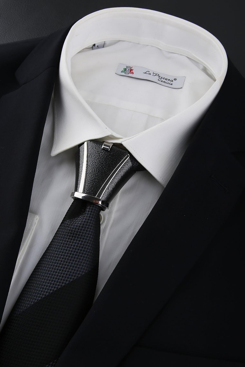 Gri Kravat Düğüm Aksesuarı TKC01