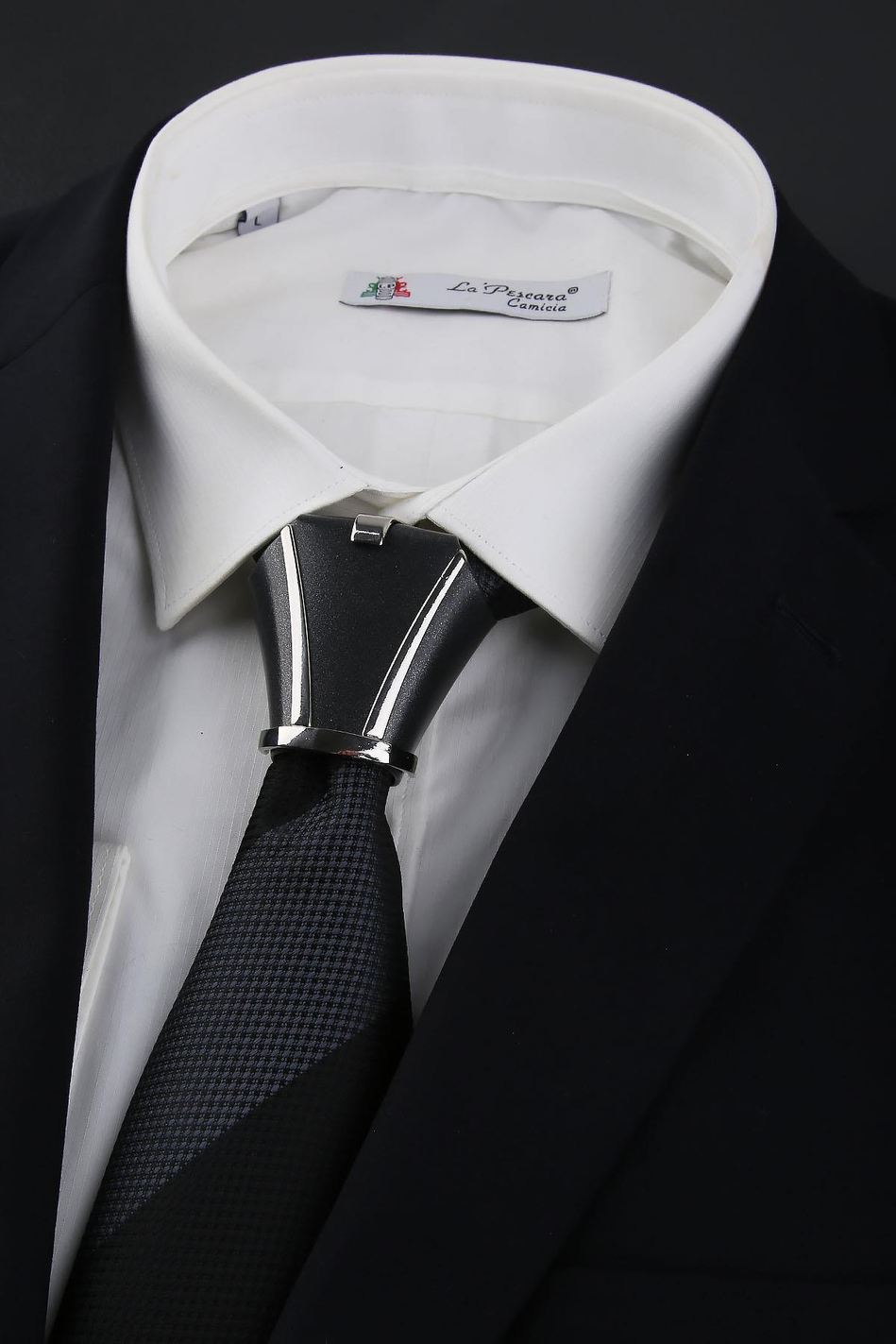 Gri Kravat Düğüm Aksesuarı TKC11