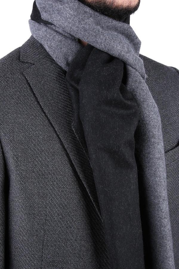 Gri - Siyah Erkek Kaşkol K207