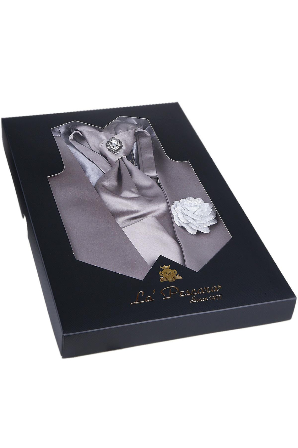 Gümüş Renk Damat Yeleği YLK03