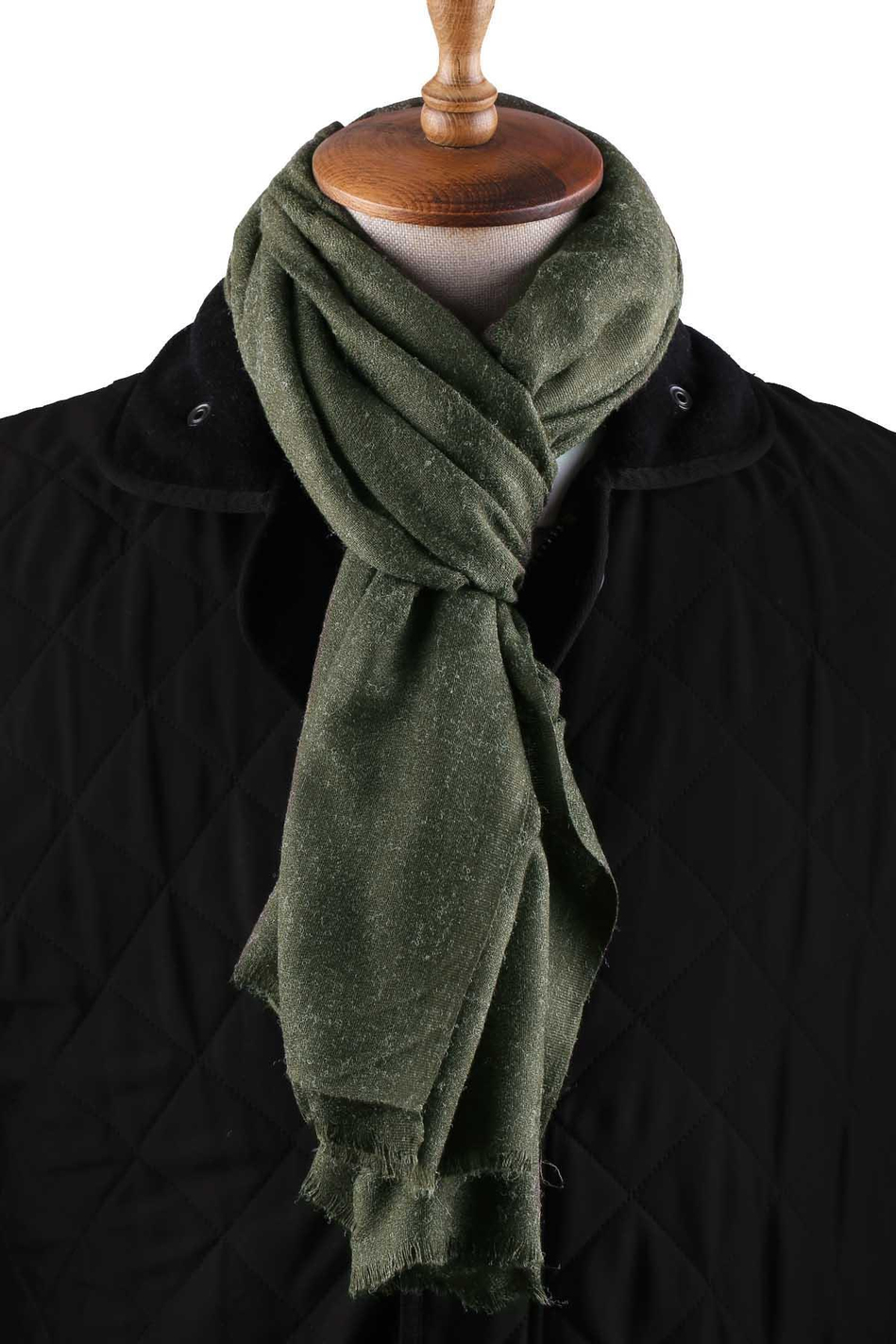 Haki Düz Unisex Şal Kaşkol K637