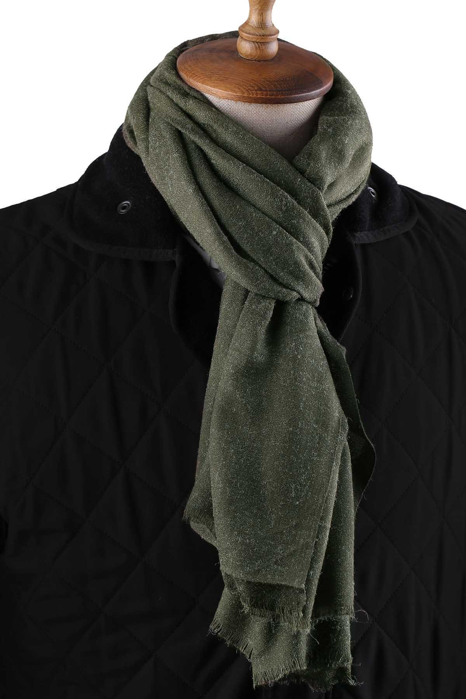 Haki Düz Unisex Şal Kaşkol K637