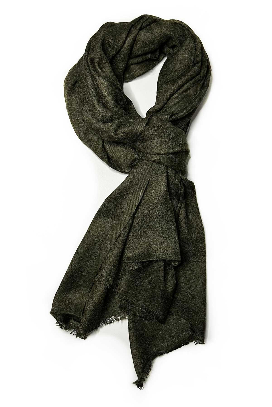 Haki Düz Unisex Şal Kaşkol K637