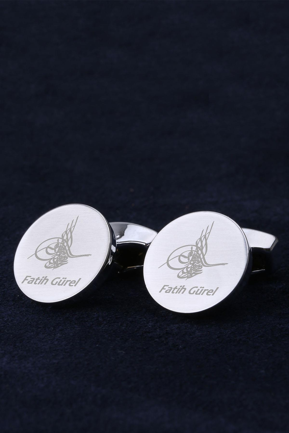 İsme Özel Hediye Gümüş Renk Osmanlı Tuğrası 