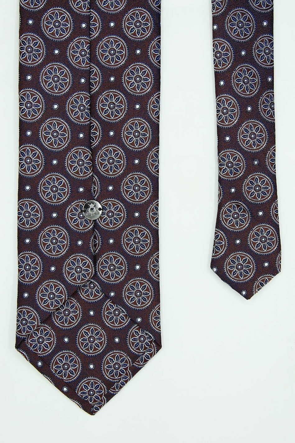 Kahverengi Motif Kravat
