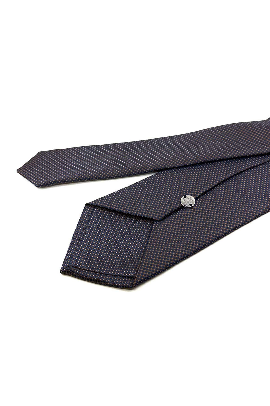 Kahverengi Nokta Desen Mendilli Klasik Kravat KK12397