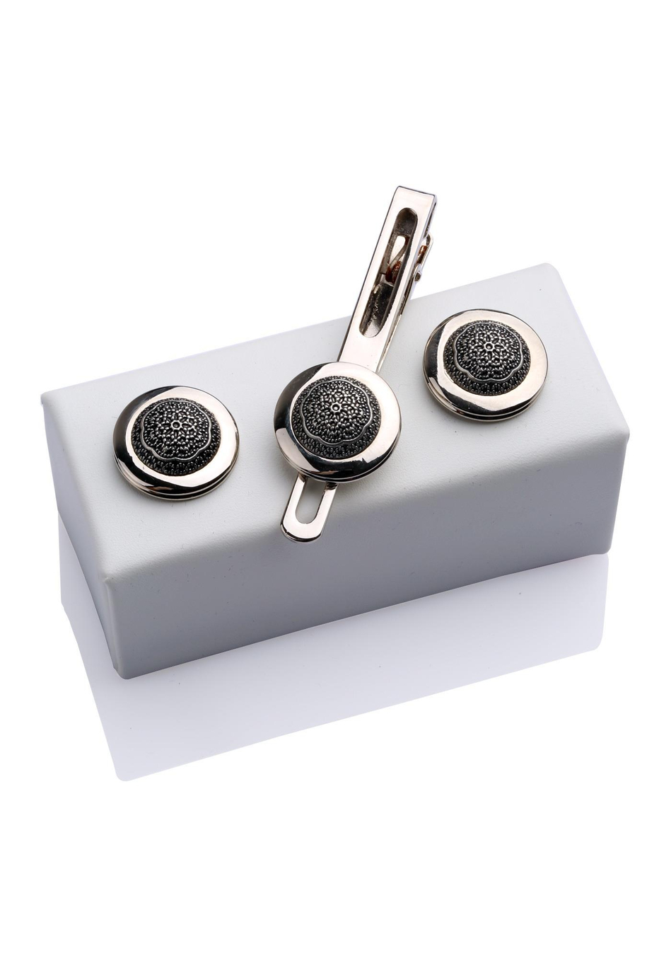 Kol Düğmesi ve Kravat İğnesi Set KD339