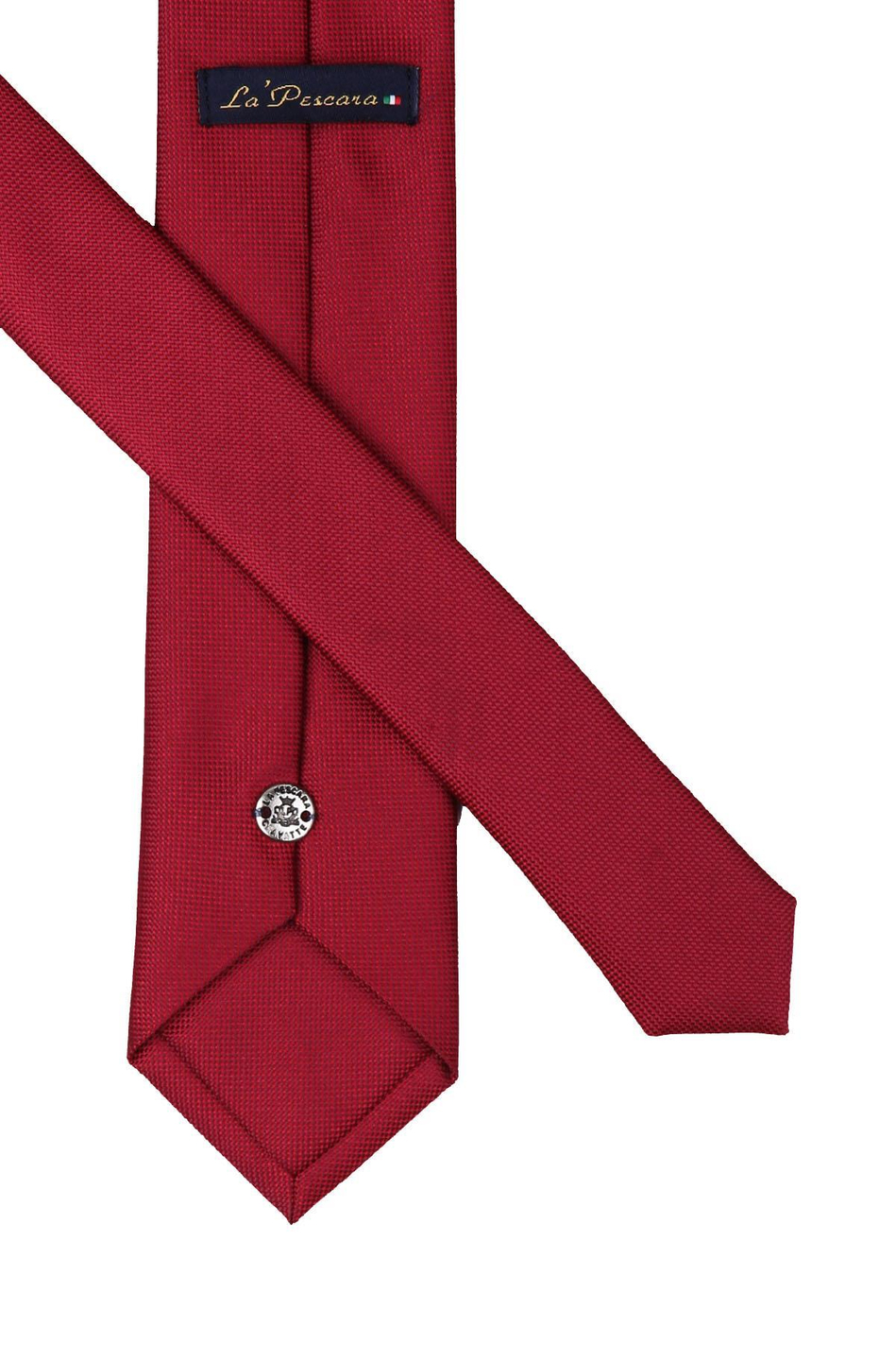 Koyu Kırmızı Nokta Desen Slim Kravat SK7588