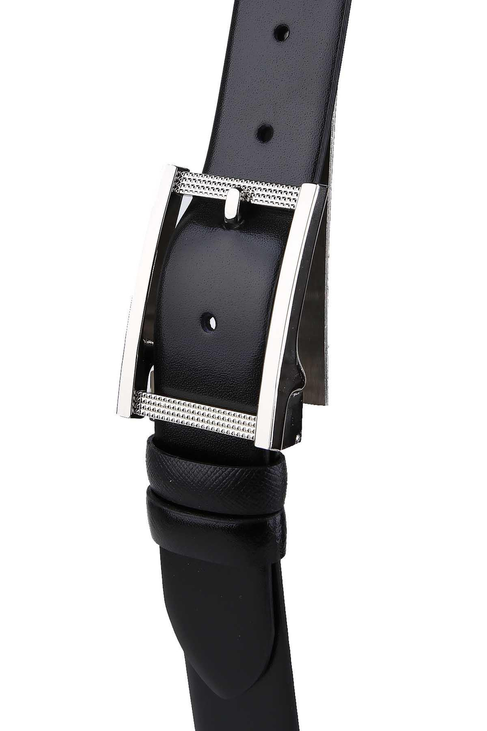 Kravatkolik Çift Taraflı Klasik Siyah Deri Kemer 1000S