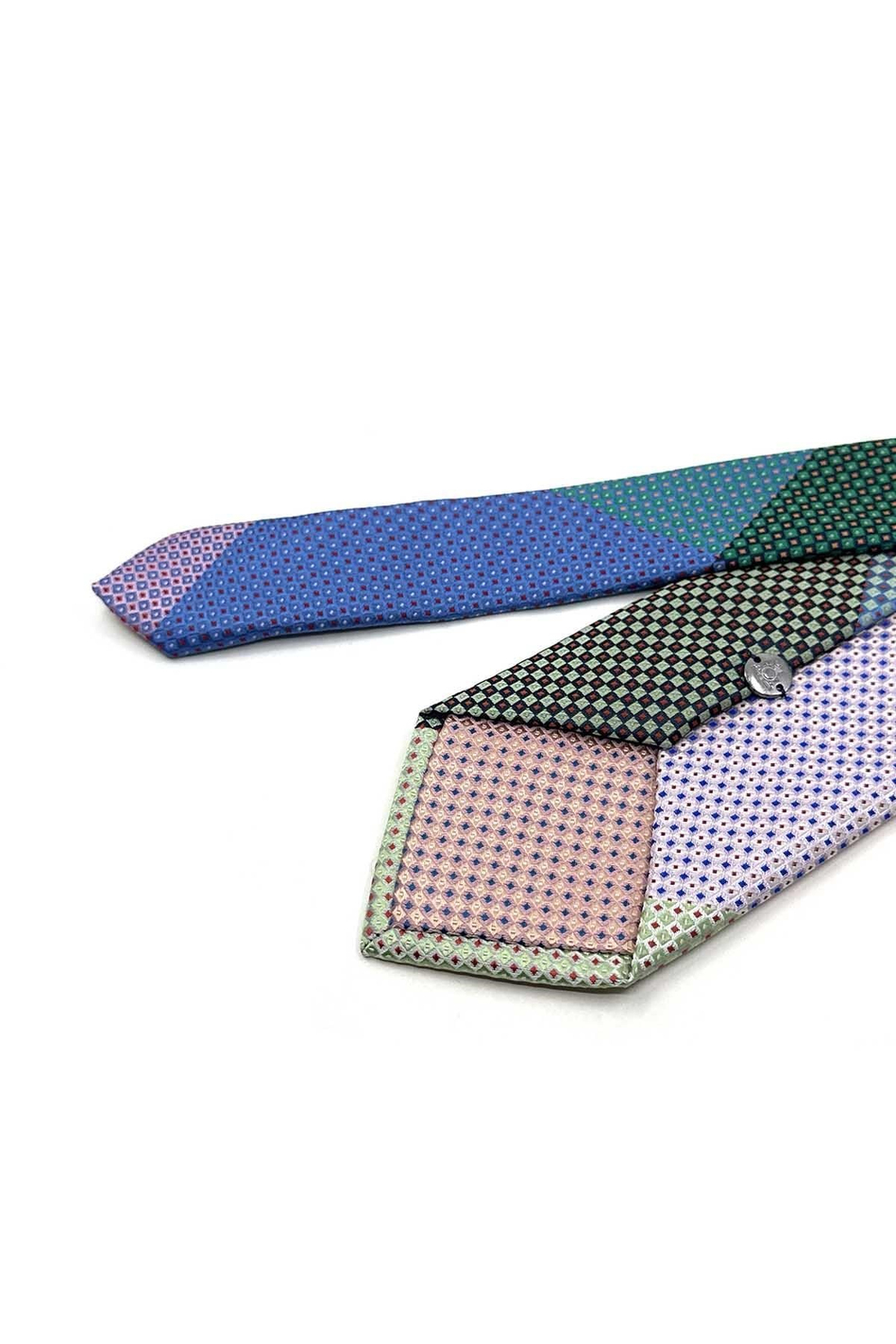 Küçük Desen Patchwork Klasik Kravat KK13841