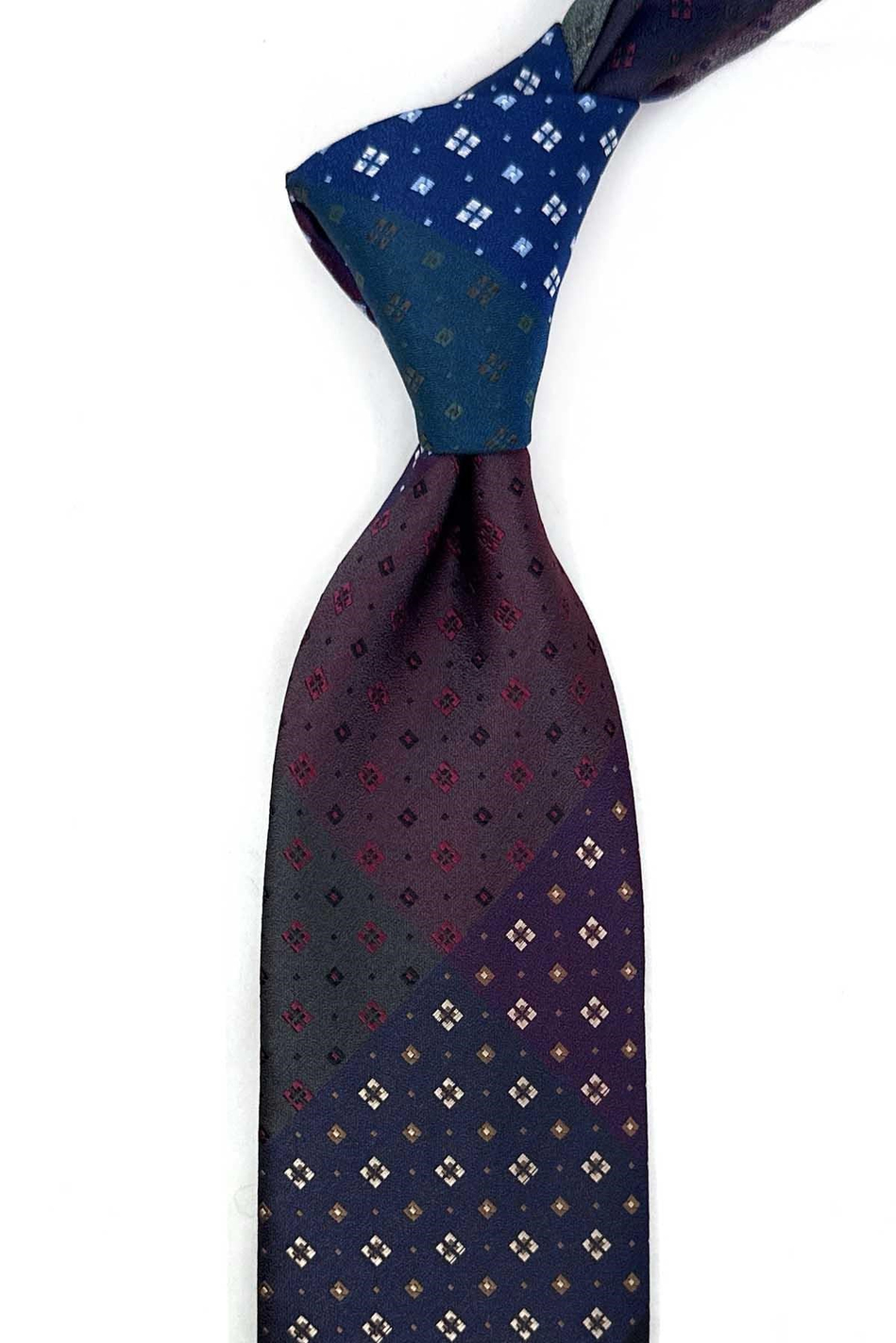 Küçük Desen Patchwork Klasik Kravat KK13840
