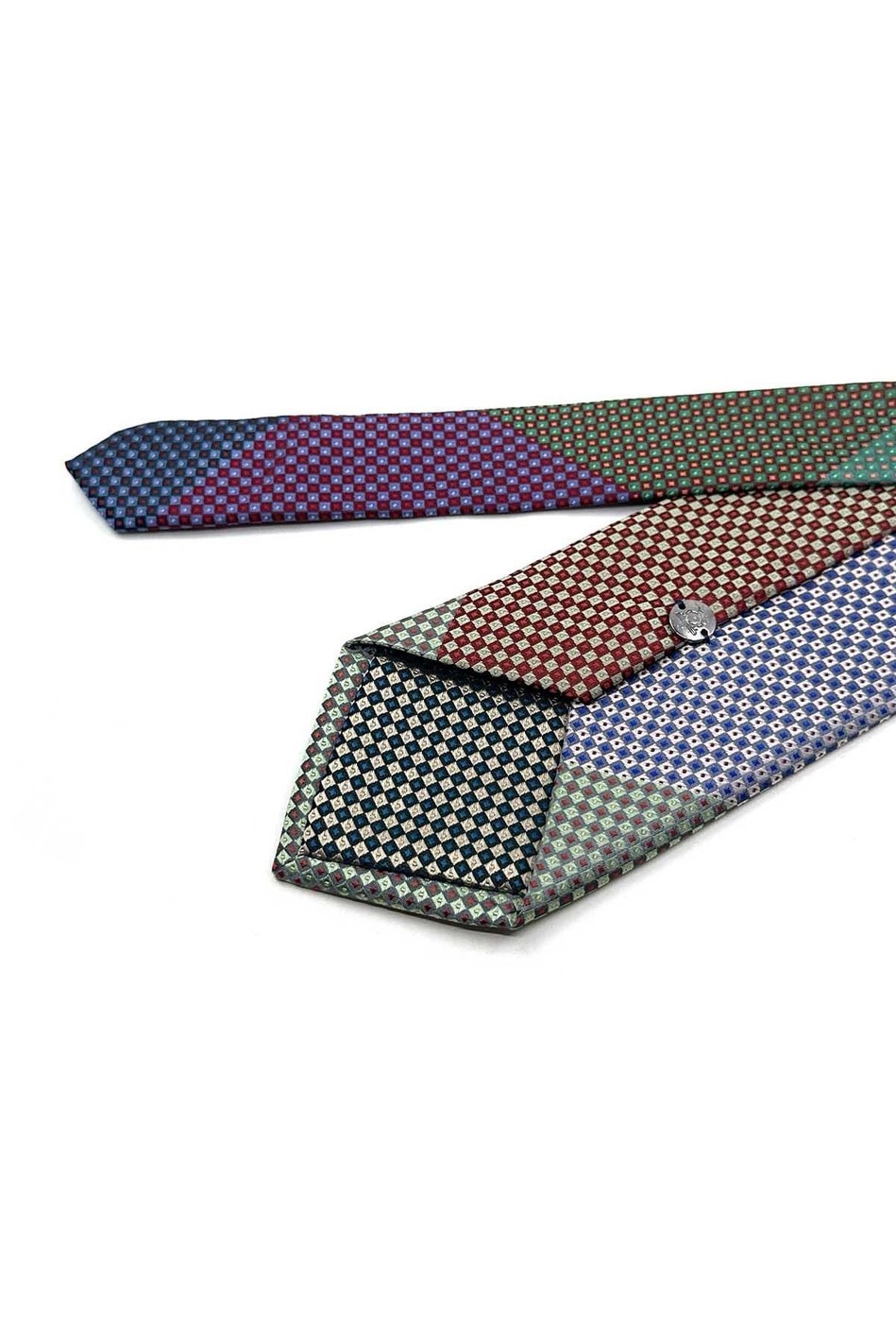 Küçük Desen Patchwork Klasik Kravat KK13831