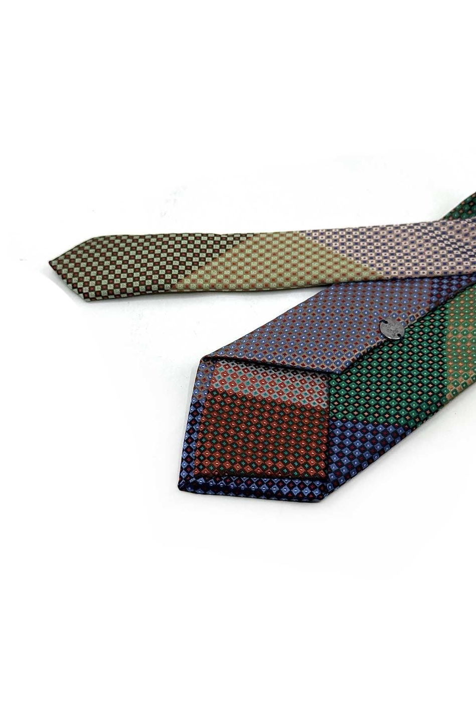 Küçük Desen Patchwork Klasik Kravat KK13804