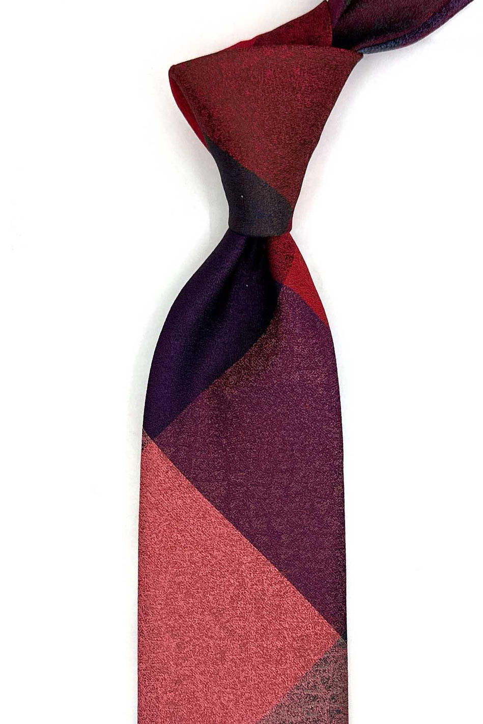 Kum Desen Çok Renkli Patchwork Klasik Kravat KK13375