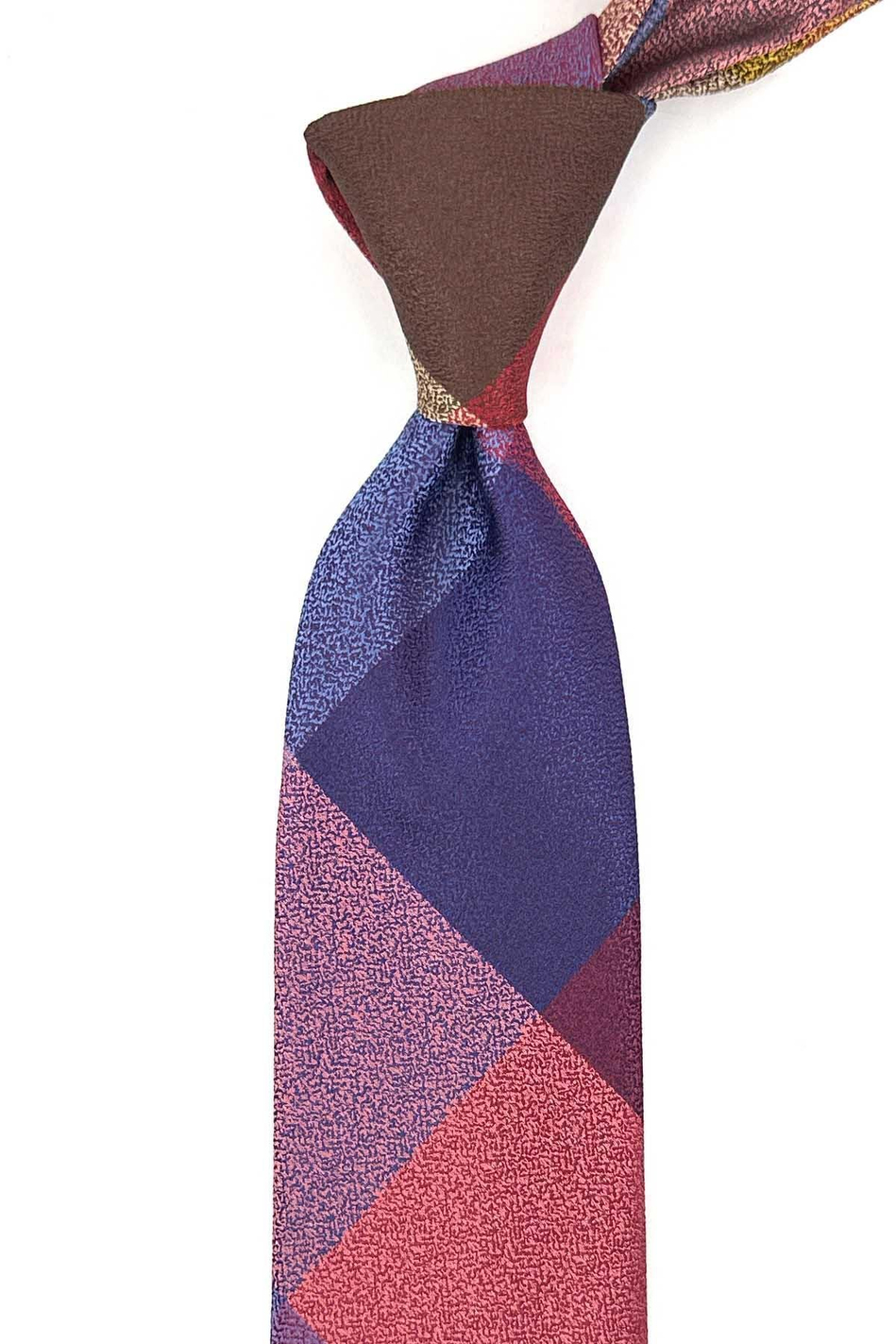 Kum Desen Çok Renkli Patchwork Kravat KK13215