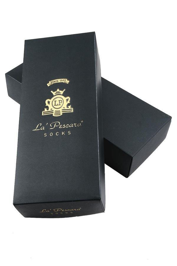 Lacivert Baklava Desen 6'lı Ultra Lüks Merserize Erkek Çorap CRP326