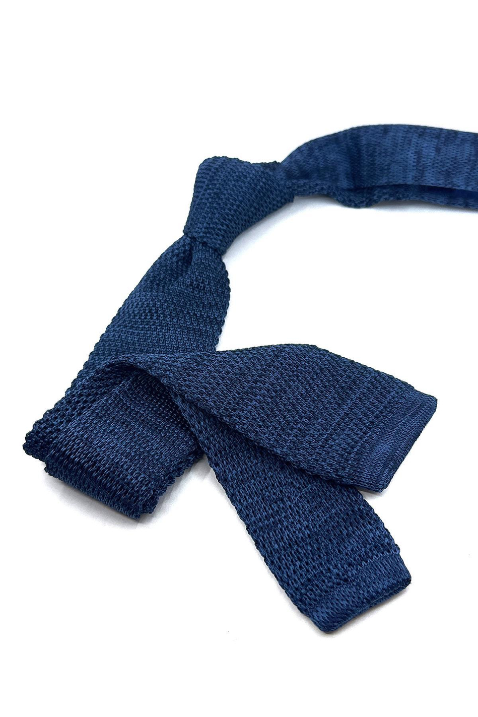 Lacivert Gölgeli Örgü Kravat ÖR8314