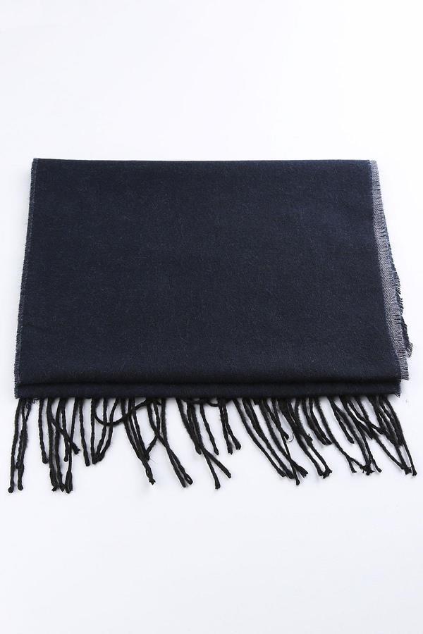 Lacivert - Gri Erkek Kaşkol K224