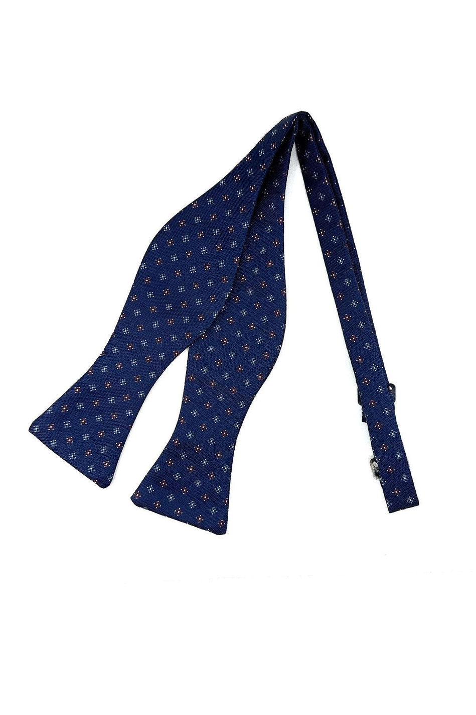 Lacivert Küçük Desen Açık Papyon AP123