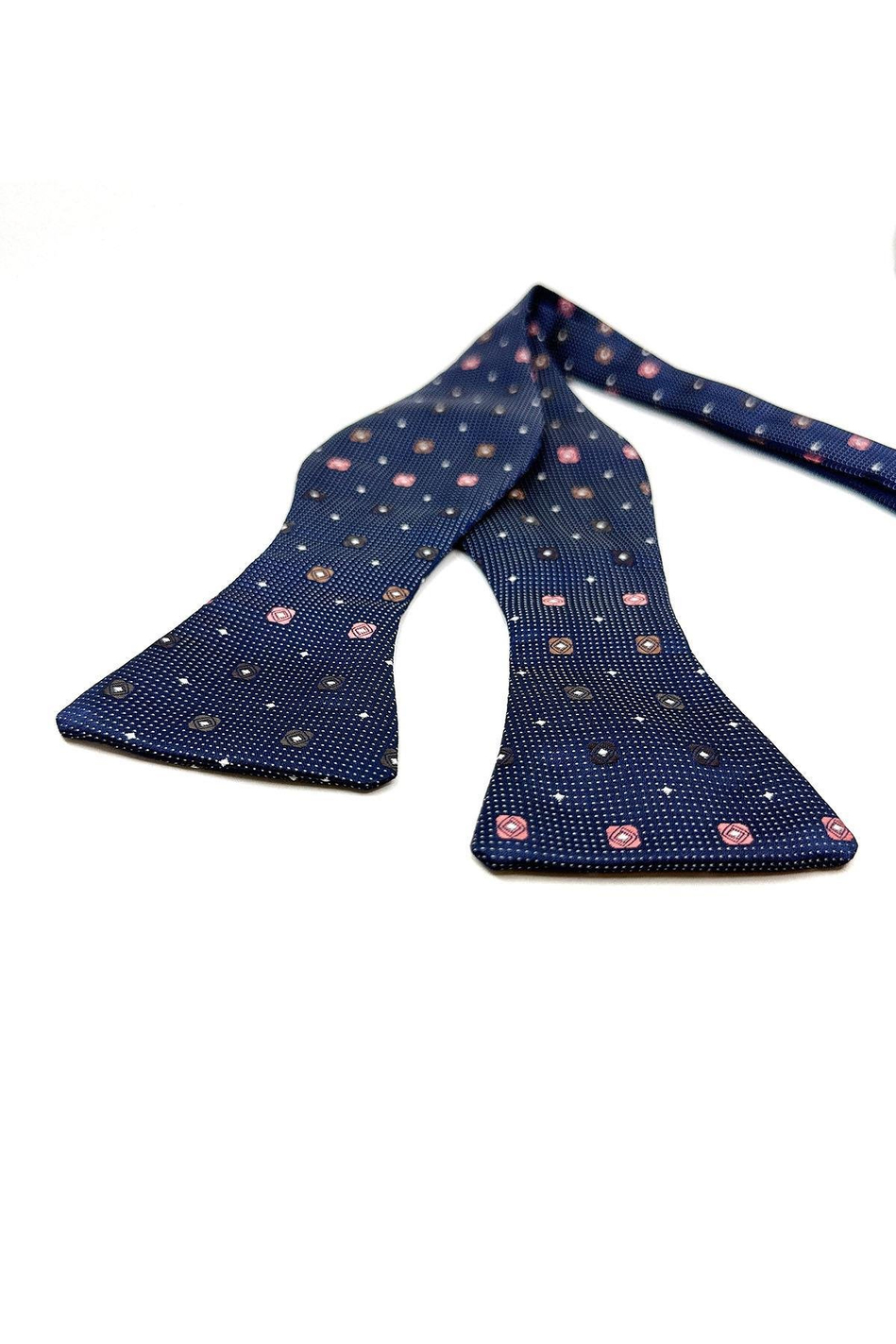 Lacivert Küçük Desen Açık Papyon AP132