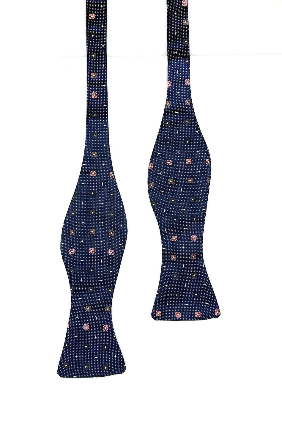 Lacivert Küçük Desen Açık Papyon AP132