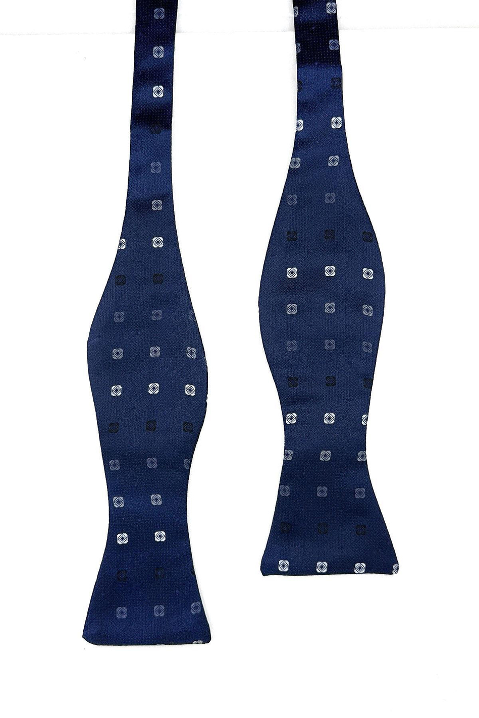 Lacivert Küçük Desen Açık Papyon AP133