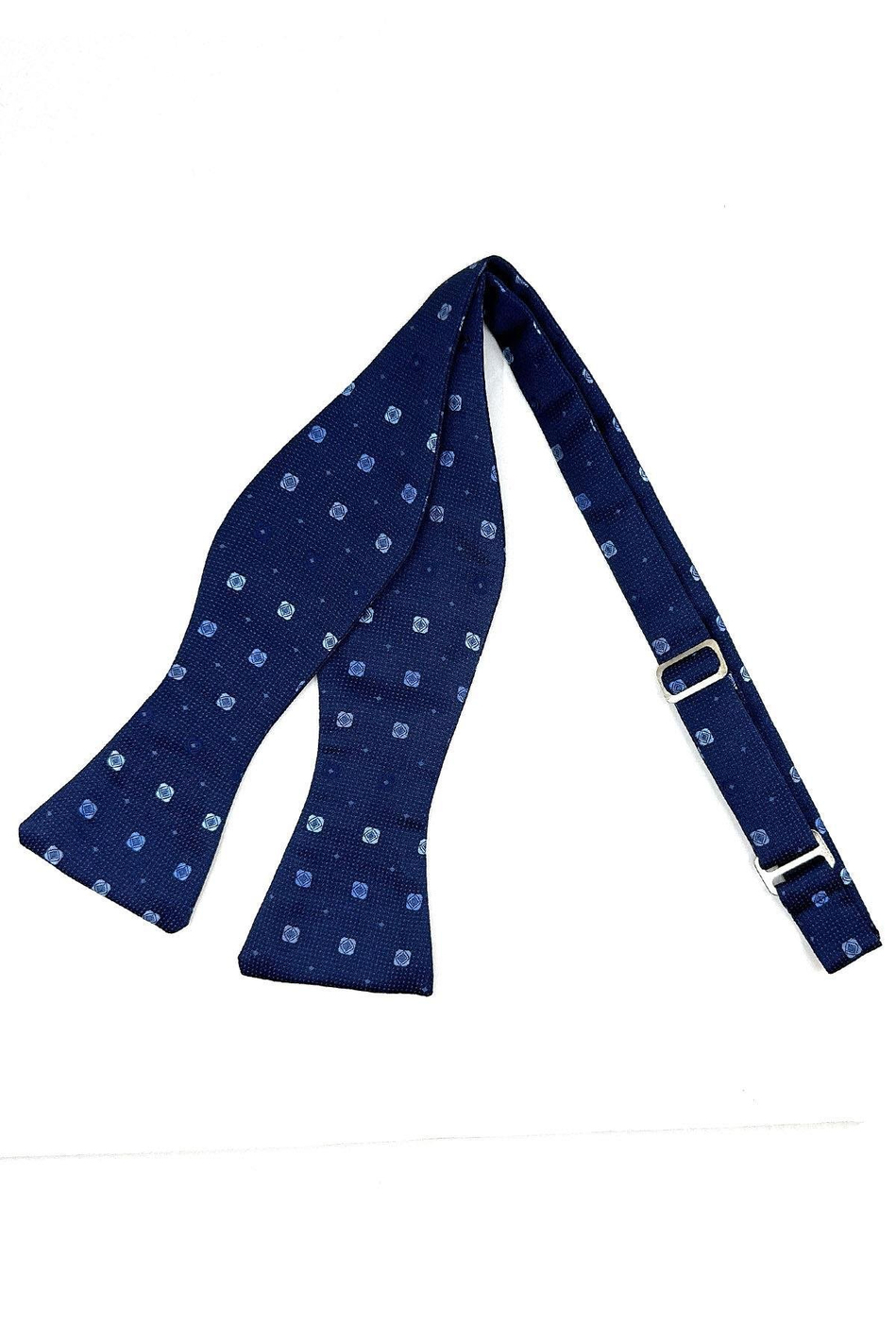 Lacivert Küçük Desen Açık Papyon AP135