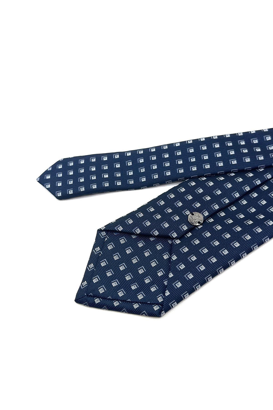 Lacivert Küçük Desen Mendilli Klasik Kravat KK11851