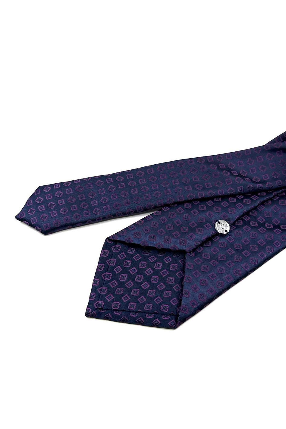 Lacivert Küçük Desen Mendilli Klasik Kravat KK12710