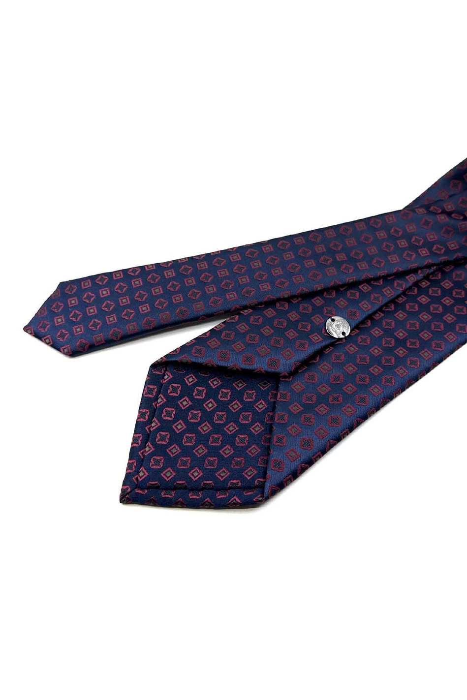 Lacivert Küçük Desen Mendilli Klasik Kravat KK12714