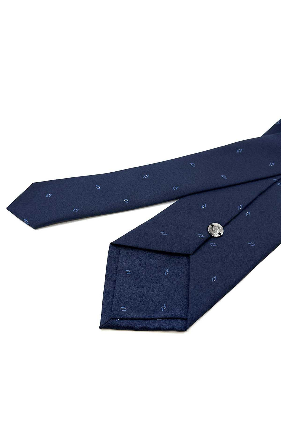 Lacivert Küçük Desen Mendilli Klasik Kravat KK12462