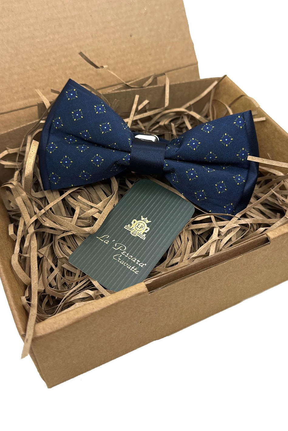 Lacivert Küçük Desen Papyon P1708