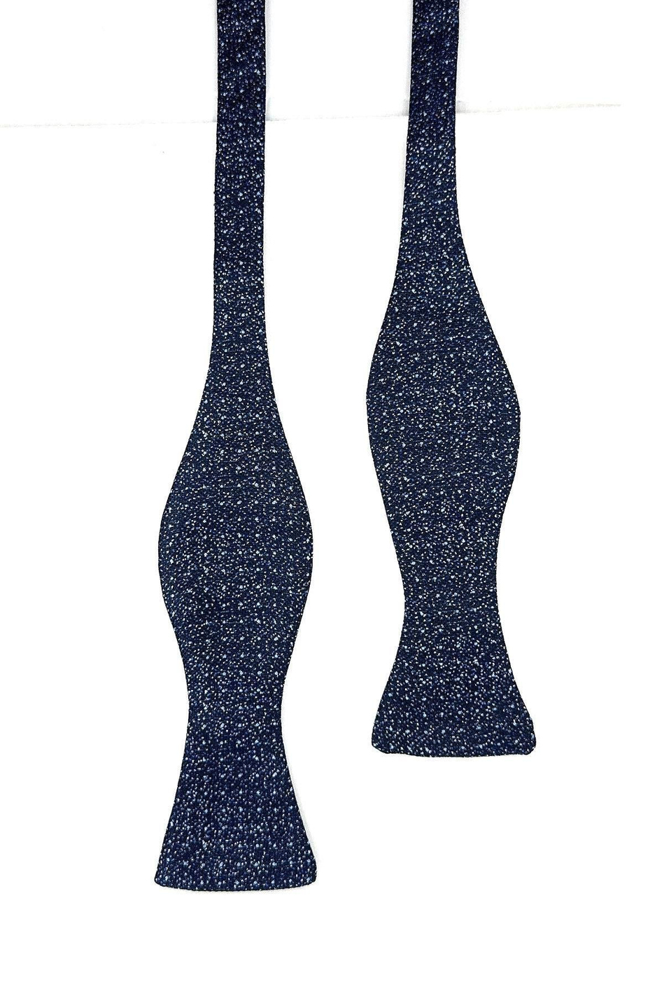 Lacivert Kum Desen Açık Papyon AP165