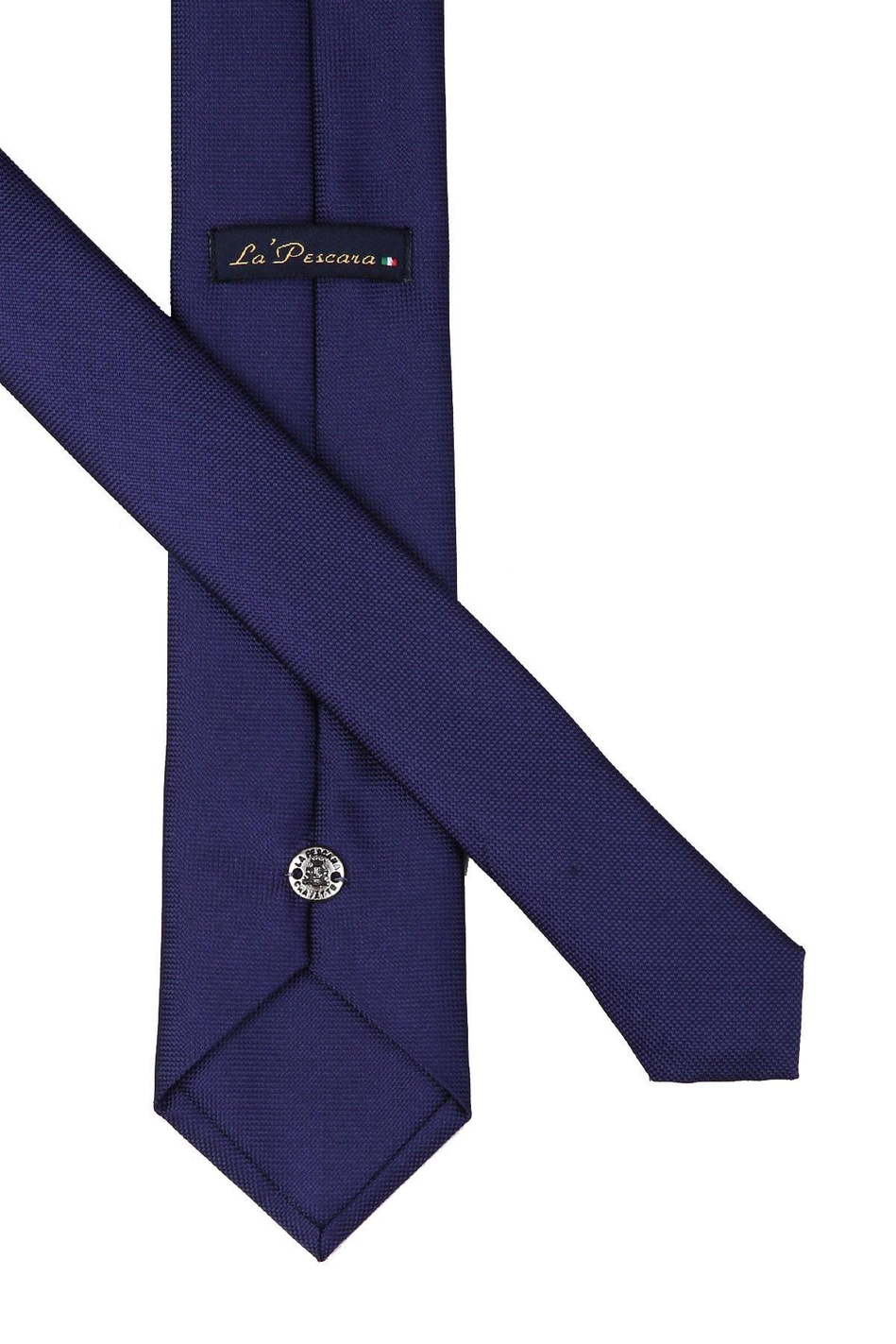 Lacivert - Mor Nokta Desen Slim Kravat SK7599