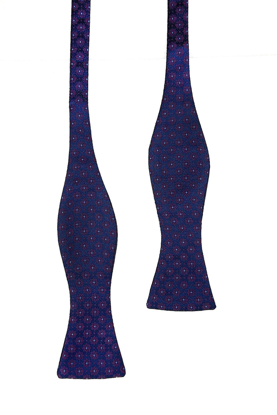 Lacivert Motif Desen Açık Papyon AP163