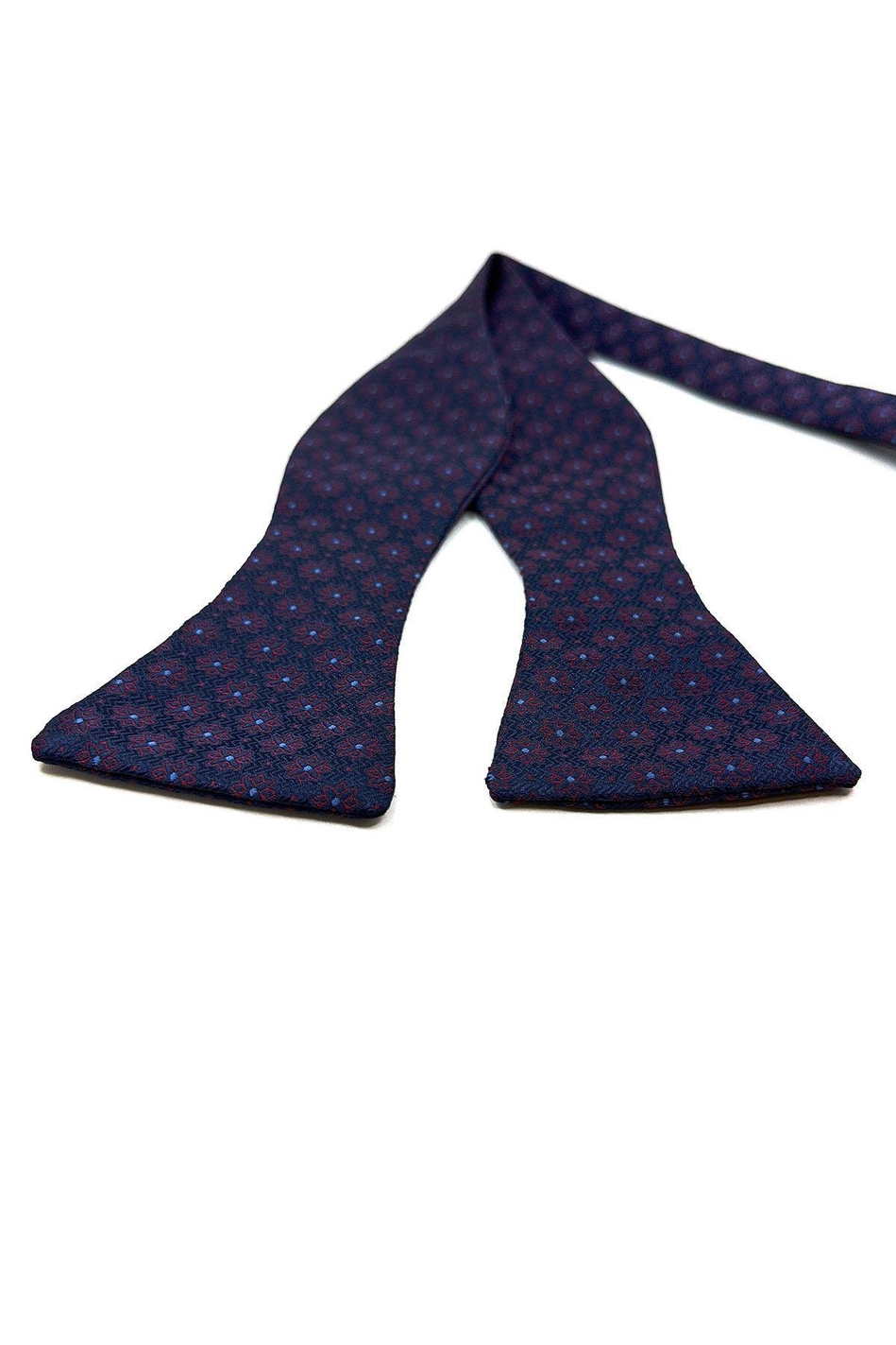 Lacivert Motif Desen Açık Papyon AP163