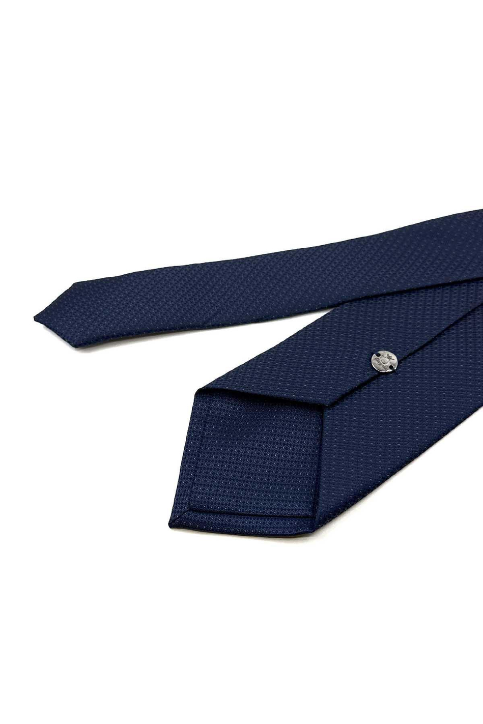 Lacivert Nokta Desen Mendilli Klasik Kravat KK12504