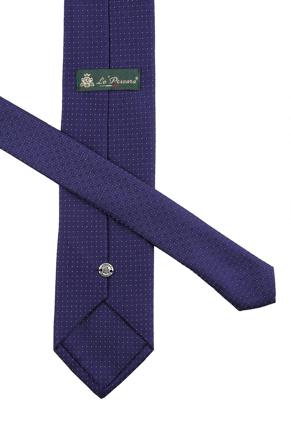 Lacivert Nokta Desen Mendilli Klasik Kravat KK10807