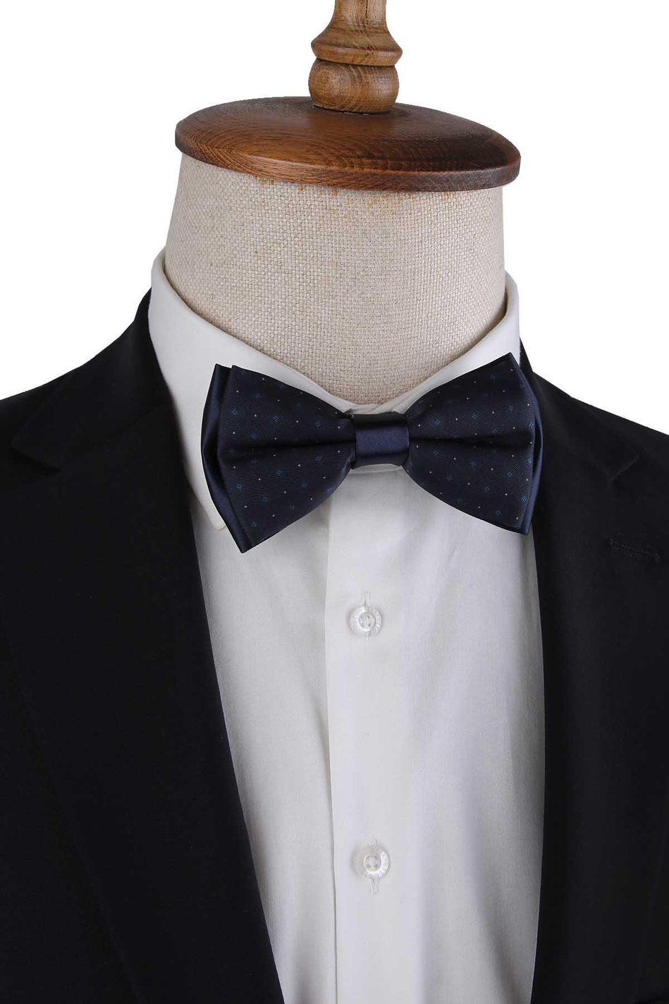 Lacivert Nokta Desen Papyon P1970