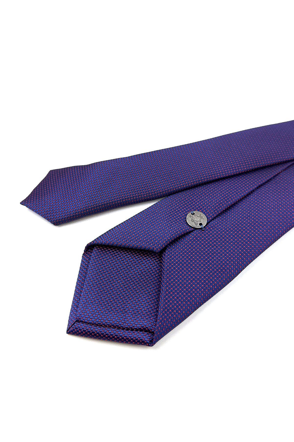Lacivert Nokta Desen Slim Kravat SK7673