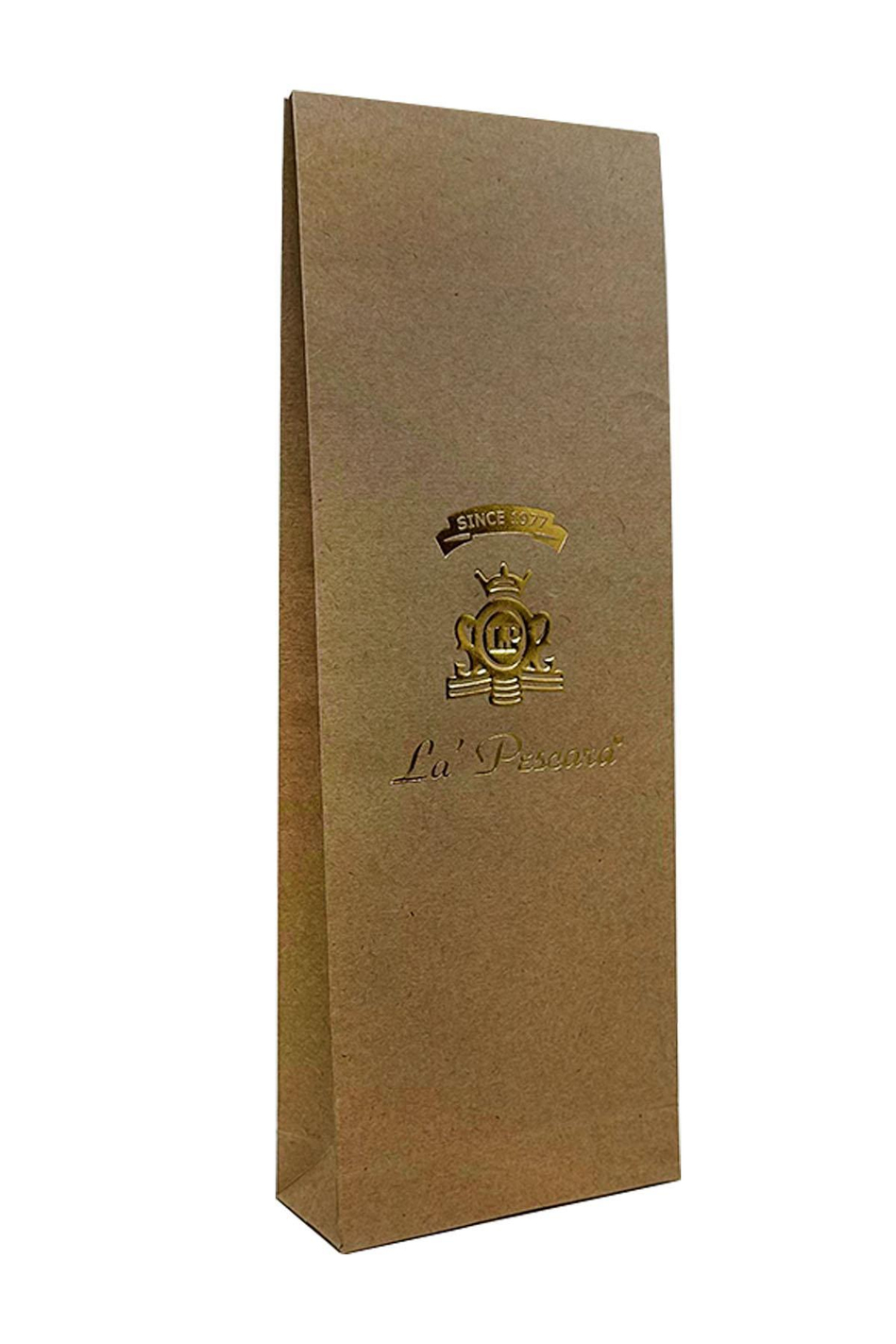 Lacivert - Siyah Motif Desen Mendilli Klasik Kravat KK12015